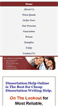 Mobile Screenshot of dissertationhelponline.co.uk