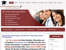 Tablet Screenshot of dissertationhelponline.co.uk